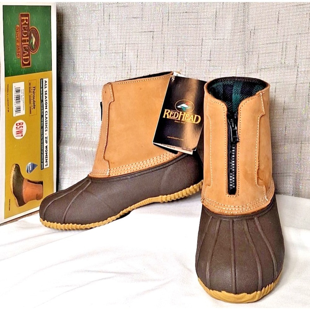 RedHead All Season Classic II Front‎ Zip Insulated Waterproof Boots Womens 7